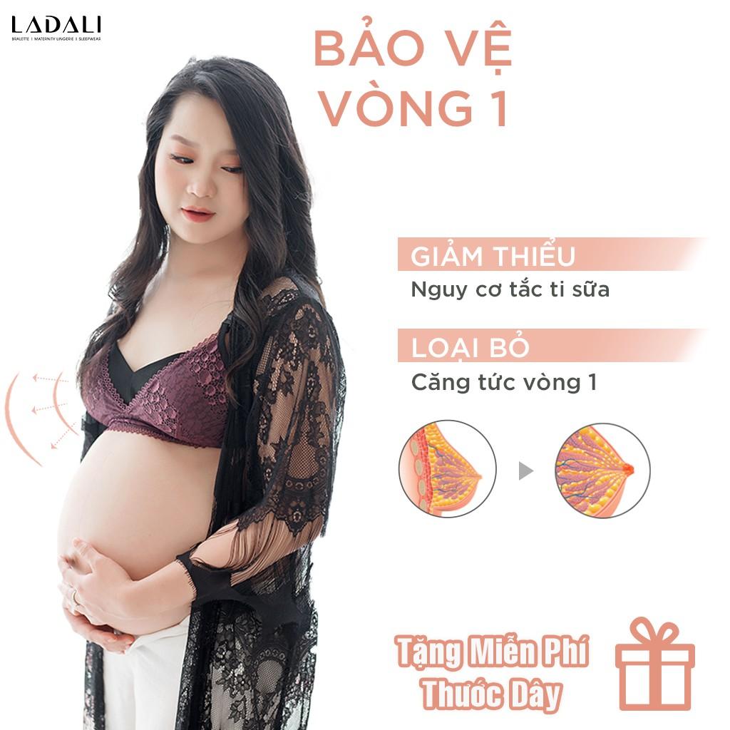 Combo 2 Áo Ngực Cho Con Bú Mẹ Bầu và Sau Sinh Chống Tắc Tia Sữa Và Chảy Xệ Chính Hãng Ladali