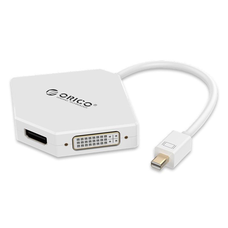 Đầu chuyển đổi Mini Display port sang 3 cổng HDMI/DVI/VGA Orico DMP-HDV3