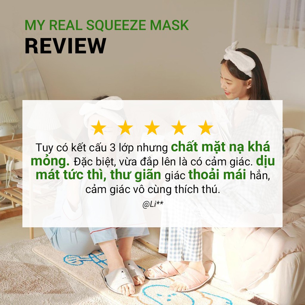 Bộ 20 Mặt nạ giấy dưỡng da Hàn Quốc innisfree Energy Mask 22ml (giao ngẫu nhiên)