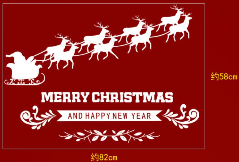 DECAL TRANG TRÍ NOEL 2 MẶT 2021 SỐ 38