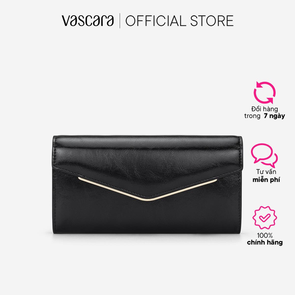 Vascara Ví Cầm Tay Viền Nắp Kim Loại - WAL 0319