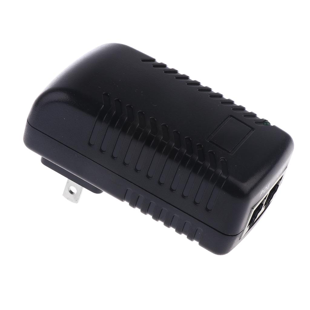 24V 1A PoE Injector Power Over Ethernet Adapter for 802.3 af IP Camera Wlan AP