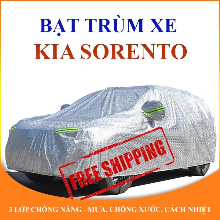 Bạt che phủ xe ô tô 7 chỗ Kia Sorento chống nắng mưa, bạt trùm xe ô tô vải dù 3 lớp chống nóng không thấm nước