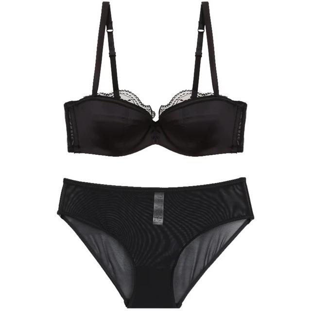 Bộ Đồ Lót Có Gọng Đệm Mỏng Vải Satin S125