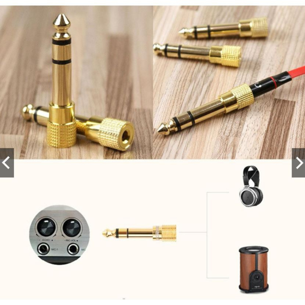 Đầu Jack Chuyển đổi âm thanh từ cổng 3ly sang 6ly 3 ly 6ly, 3li 6li, 3 li 6 li Giắc, Rắc, Rack Hàng Chính Hãng