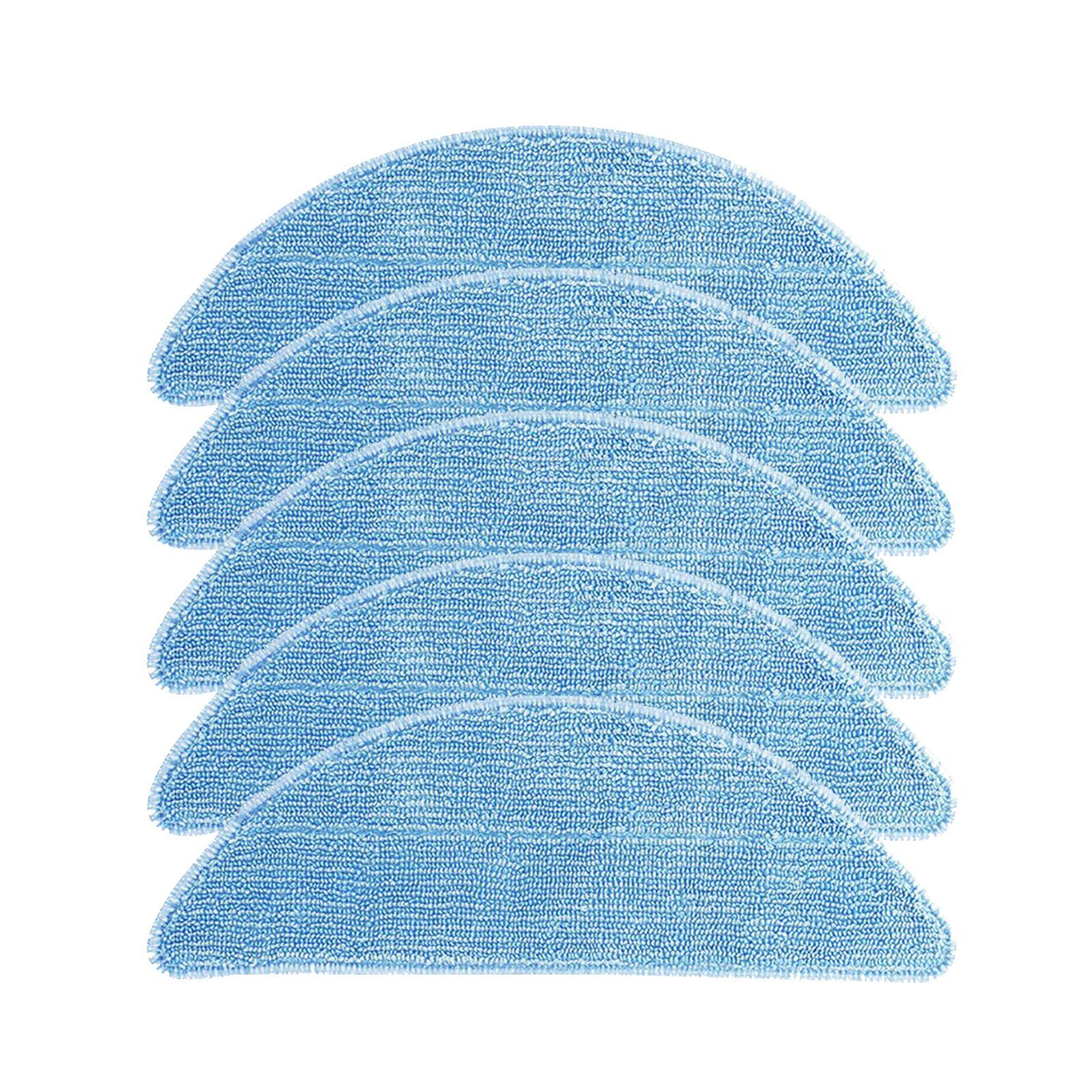 5x Washable Mop Pads Cleaning Pad Reusable for Robotic Vacuum Cleaner Part