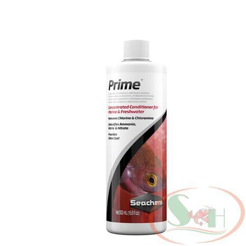 Xử lý nước Seachem Prime 100ml, 250ml, 500ml, 1L, 2L khử độc clo nước mới giảm stress bể thủy sinh cá tép