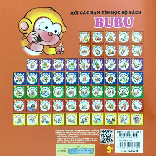 Sách Bé Học Lễ Giáo - Bubu Tập 19: Bubu Đi Chơi (Tái Bản)