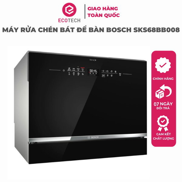 Máy Rửa Chén Bát Để Bàn 6 Bộ BOSCH SKS68BB008 - Hàng Chính Hãng