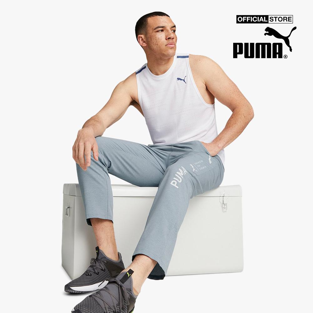 PUMA - Áo ba lỗ thể thao nam Jacquard Training 522315-0