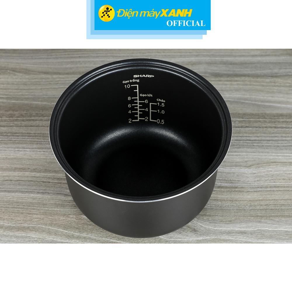 Nồi cơm điện tử Sharp 1.8 lít KS-COM191EV-WH - Hàng Chính Hãng