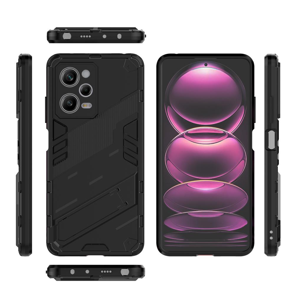 Ốp lưng cho Xiaomi Redmi Note 12 Pro Speed 5G Poco X5 Pro chống sốc Iron Man PUNK cao cấp kèm giá đỡ