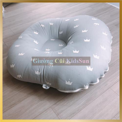 Gối Chống Trào Ngược Cho Bé - Ruột Bông - Vỏ Cotton Mềm Mịn - Nhiều Màu Sắc