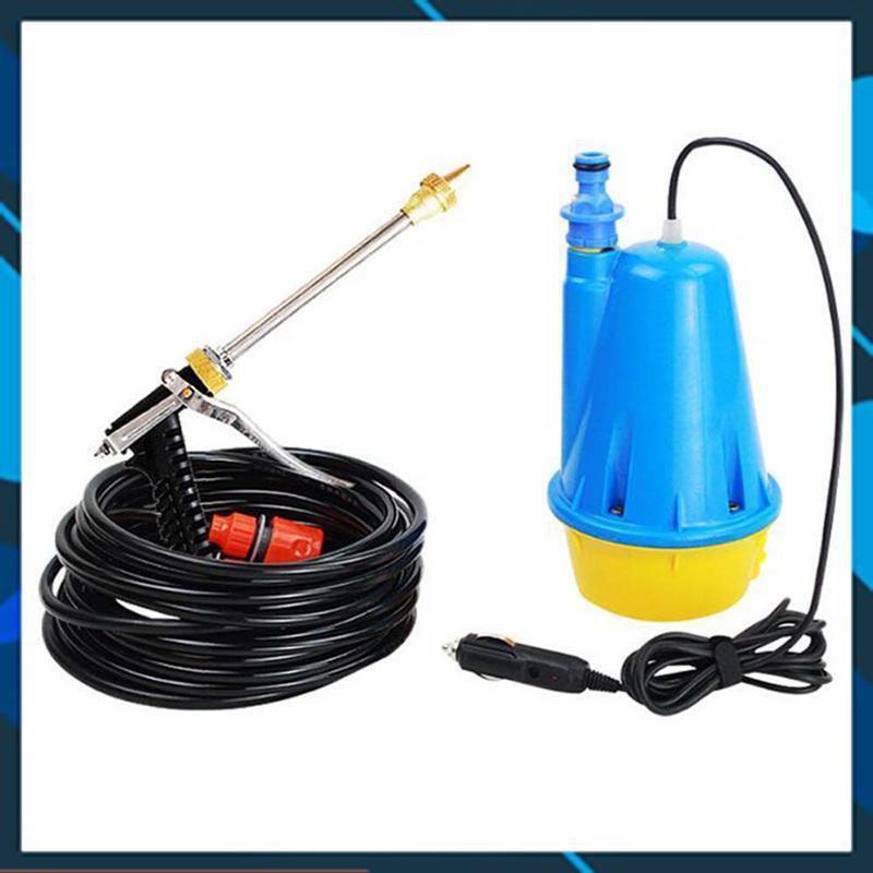 Bộ máy bơm nước cao áp rửa xe ô tô mini thông minh TL 509 tặng găng tay lau rửa xe