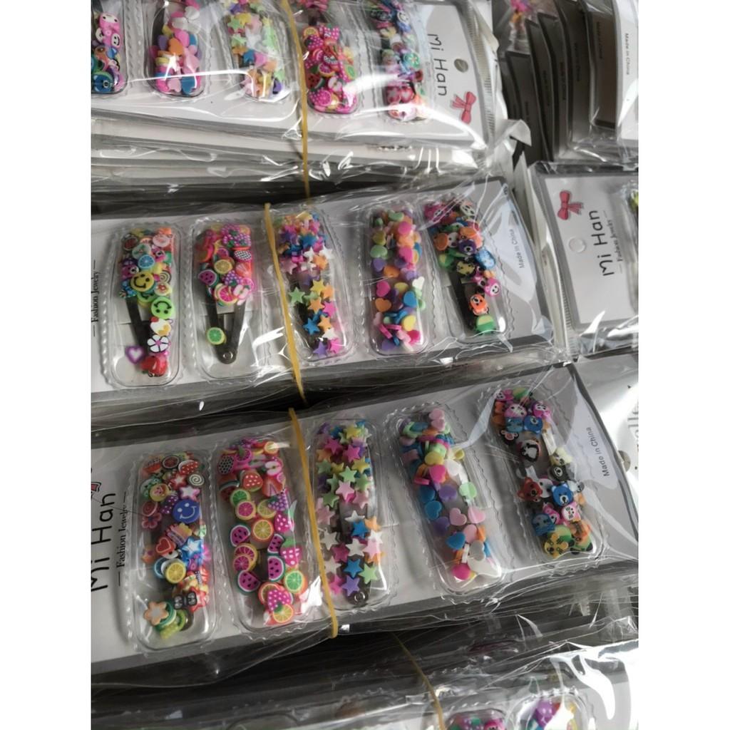 PVN20721 Set 5 Kẹp Tóc Hàn Quốc Siêu Xinh Cho Mẹ Và Bé Nhiều Hình Dễ Thương T2