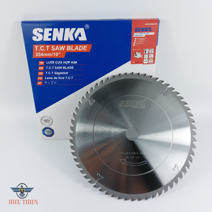 Lưỡi cắt gỗ hợp kim 254mm 60 răng SENKA