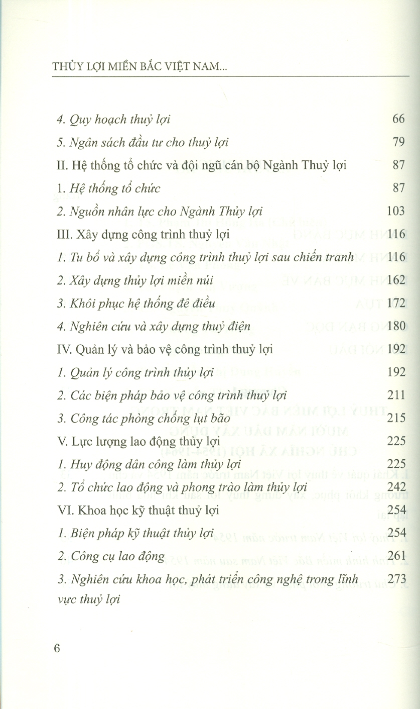 Thủy Lợi Miền Bắc Việt Nam (1954-1975) (Sách Chuyên Khảo)