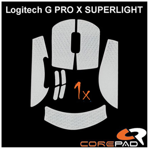 Bộ Grip tape Corepad Soft Grips - Logitech G PRO X SUPERLIGHT 1 / G PRO X SUPERLIGHT 2- Hàng Chính Hãng
