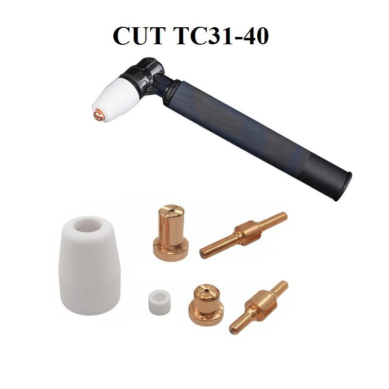 Tay cắt plasma KLG40 - Tay cắt plasma 40 dùng bép cắt 40 dài PT31