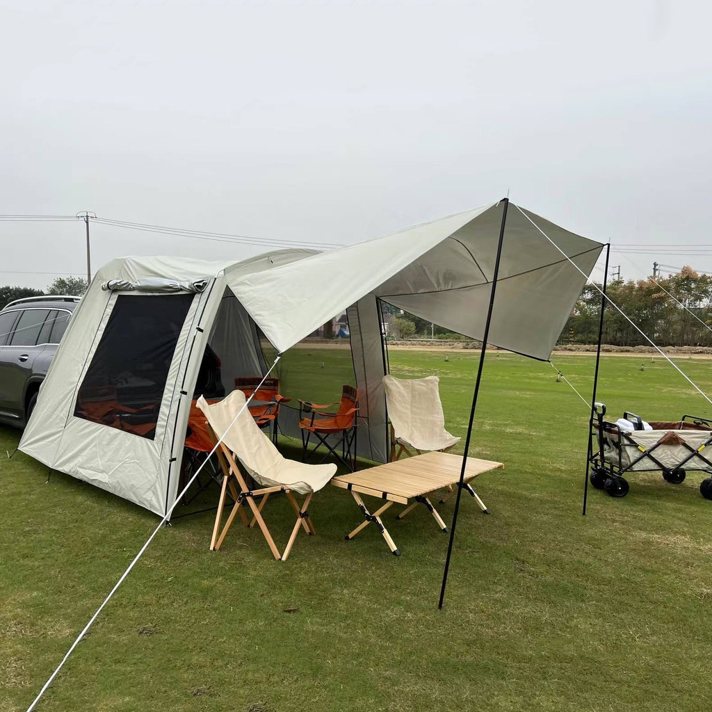 Lều Mái Che Cắm Trại Lắp Sau Xe SUV Bán Tải Camping &amp; Hiking Rear Car Family
