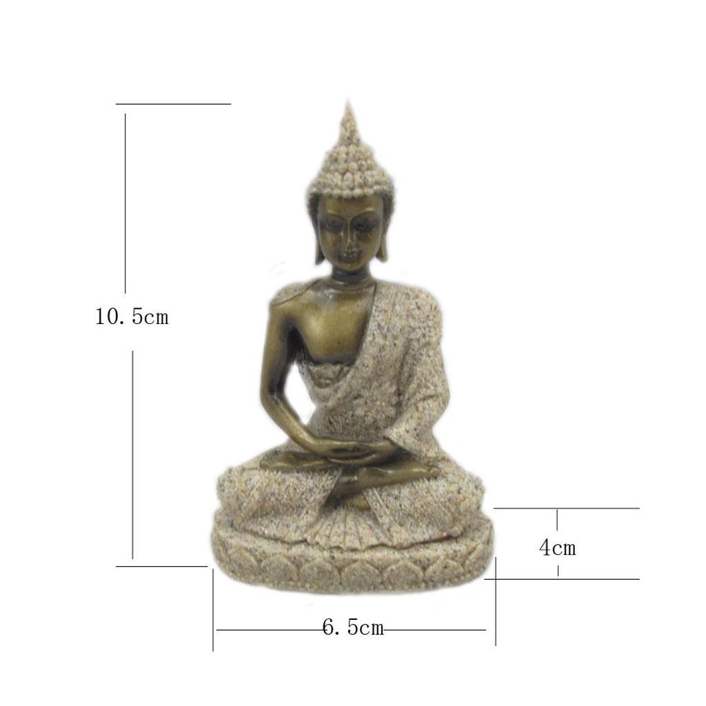 Natural Sandstone Crafts Zen Buddhism Statue And Buddha Sculpture Home Decor