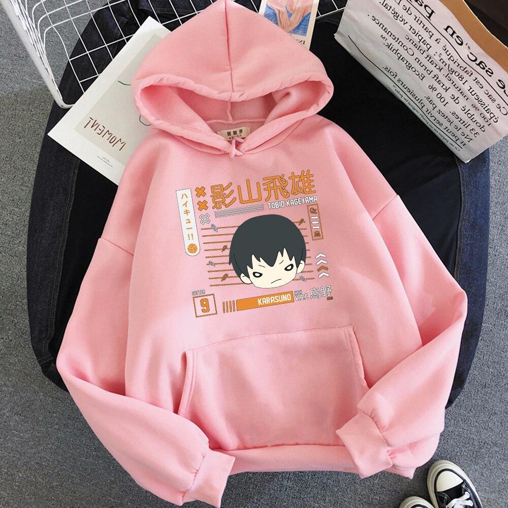 Áo Hoodie Dáng Rộng In Họa Tiết Anime Dễ Thương Thời Trang Unisex