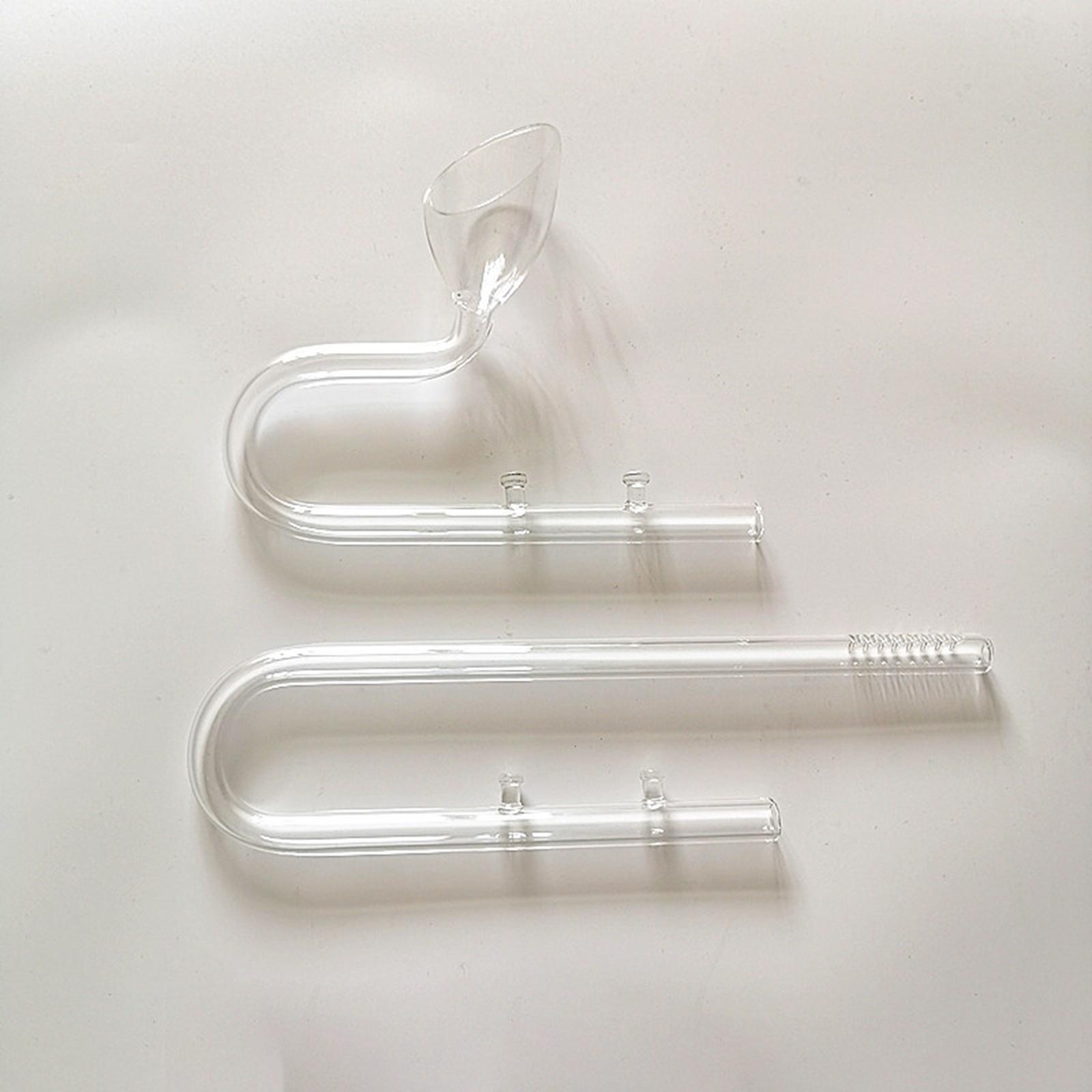 Glass Lily Pipe Inflow Inflow/Outflow 12/16mm Glass Aquarium Water  Tank Filter