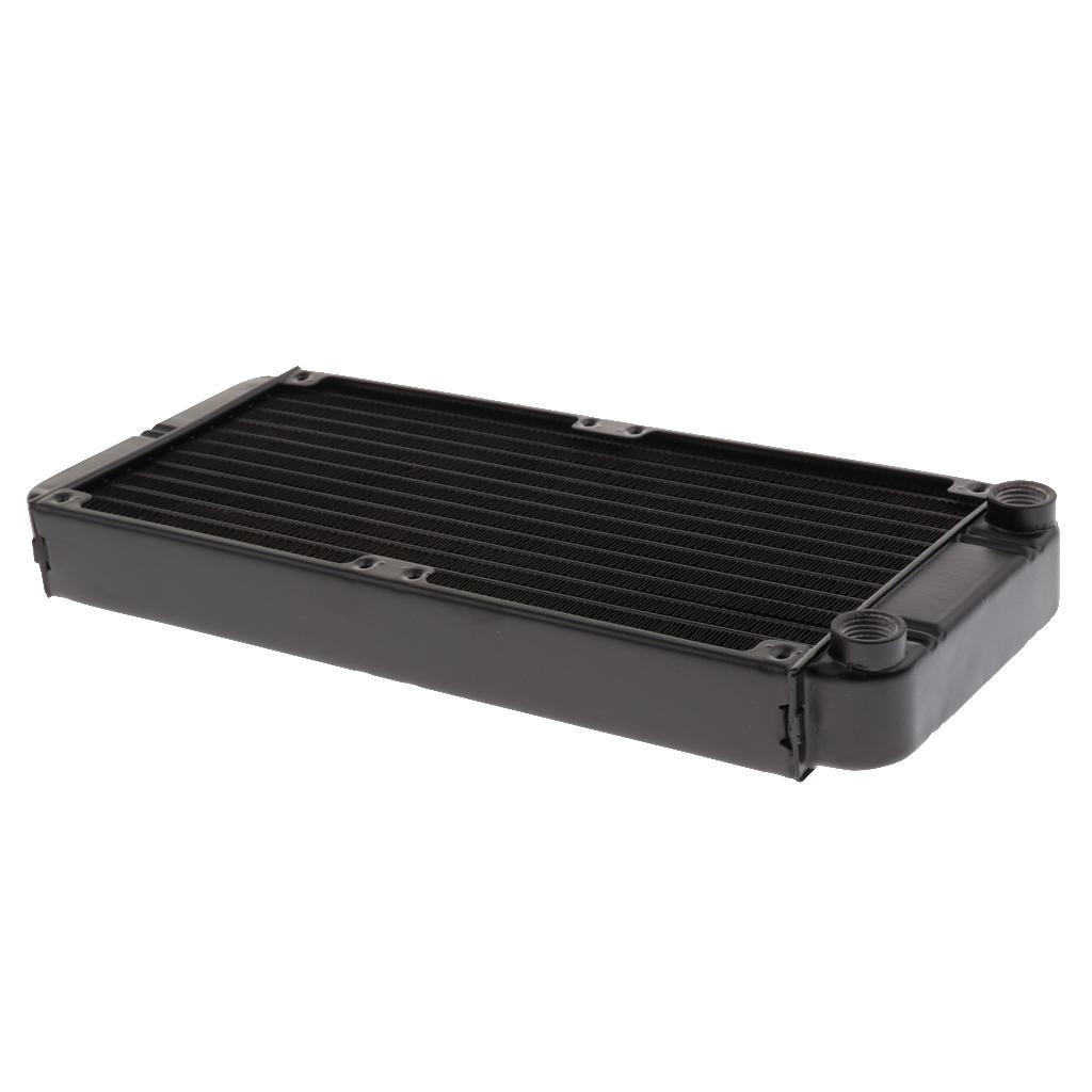 240mm 12Pipe Computer Radiator Water Cooler For CPU Heatsink Aluminum Screw