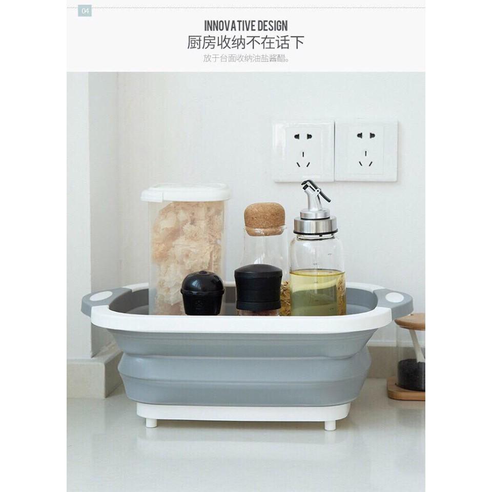 Combo 2 chậu gấp gọn thông minh siêu đẹp siêu tiện ích br00399