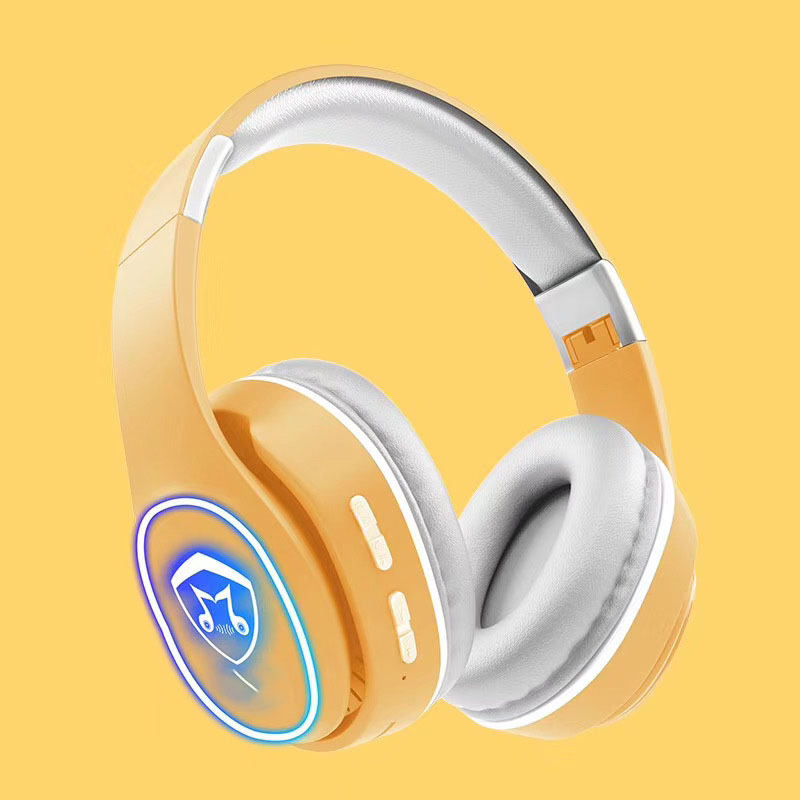 Tai Nghe Chụp Tai Bluetooth HK6131 Công Nghệ Bluetooth Thiết Kế Độc Đáo, Hỗ Trợ Đèn Led Và Đài FM
