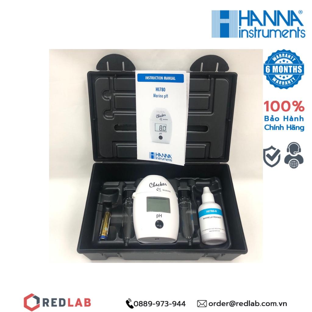 Thiết bị đo pH cho nước mặn Hanna HI780 | Checker đo pH bể cá từ 6.3 đến 8.6 pH, bảo hành 6 tháng