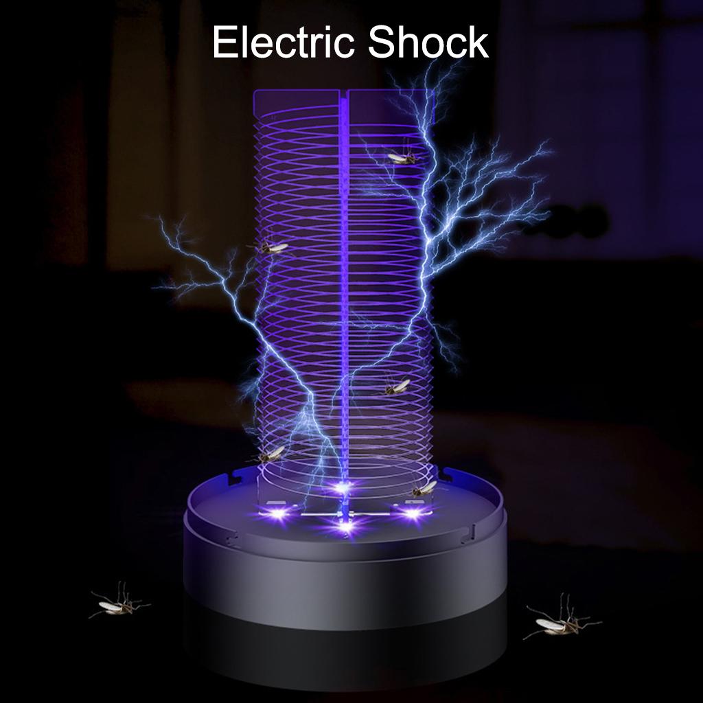 Bug for Outdoor Indoor, USB Electric Mosquito Killer, Insect & Fly Trap , Light Bulb Lamp for Backyard, Garden, Patio