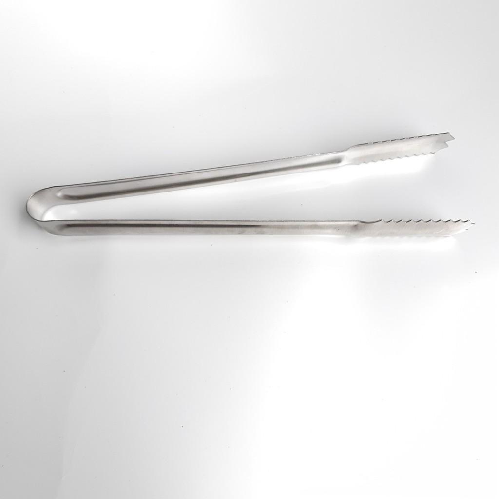 Kẹp gắp đá, thức ăn inox 22cm