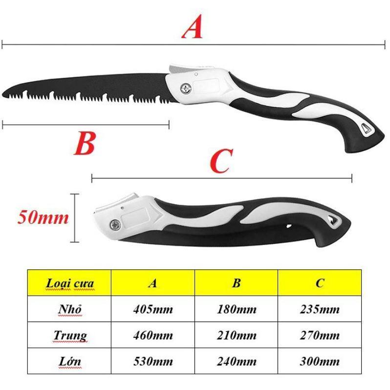 Cưa Cầm Tay Gấp Gọn _ Cưa Cây Cưa Gỗ Cưa Xếp Lưỡi Thép Hợp Kim SK5