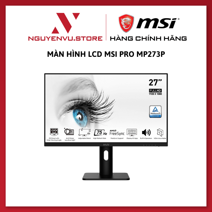 Màn hình LCD MSI Pro MP273P (1920x1080/IPS/75Hz/5ms) - Hàng Chính Hãng