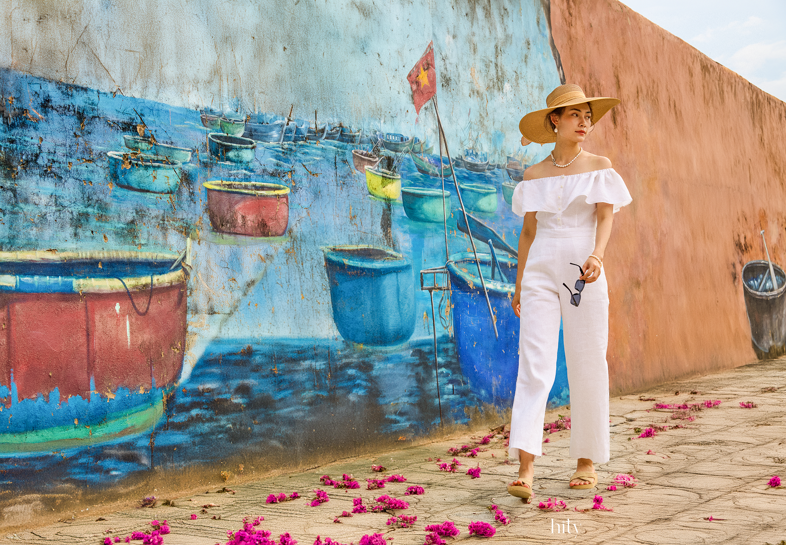 Đồ Bay Jumpsuit Nguyệt DRE132 thời trang thiết kế Hity