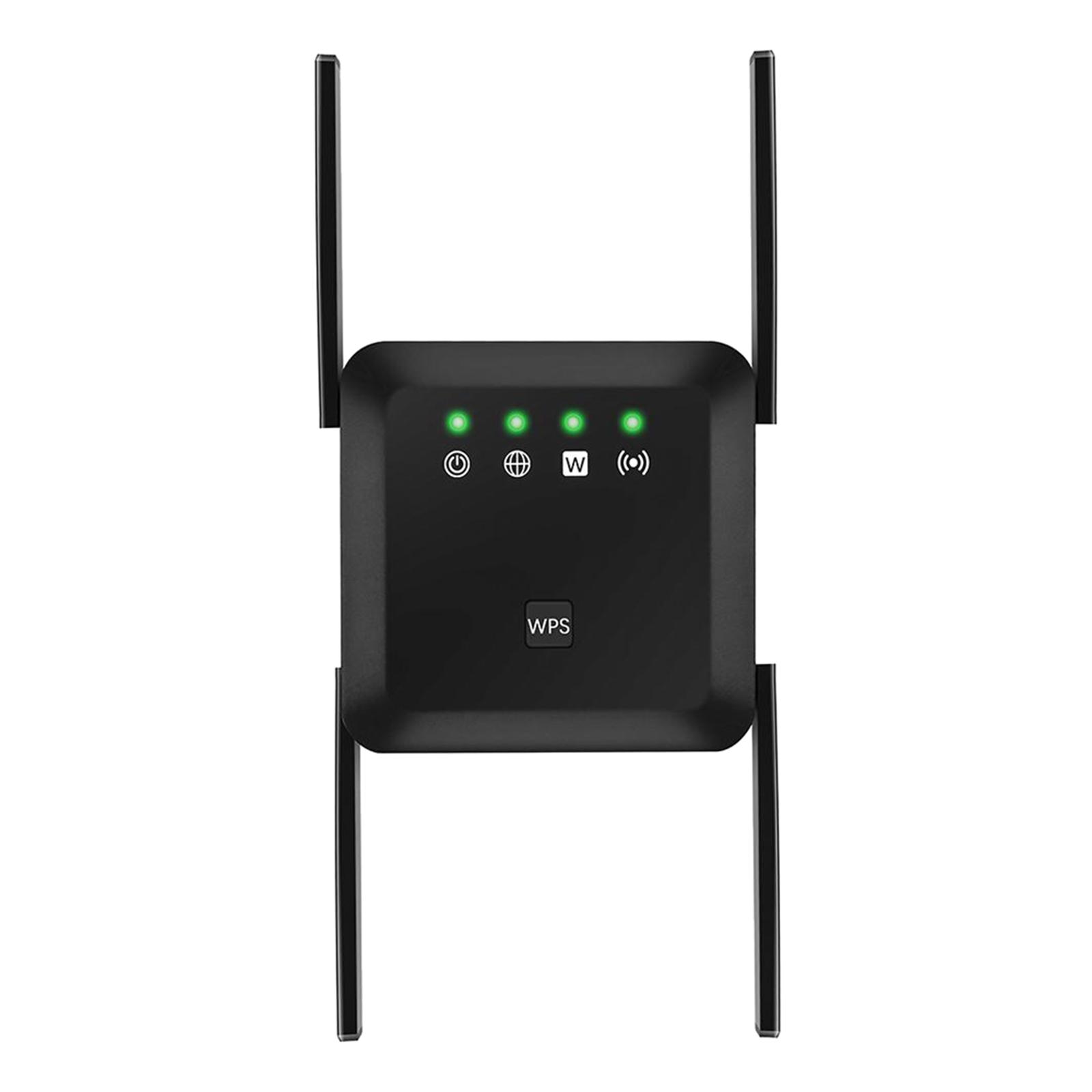 1200Mbps Dual-Band Wireless Wifi Router Repeater Extender Signal Amplifer Booster US, AC 100-240V, 50 / 60Hz