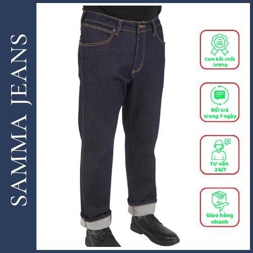 Quần jean nam Q2 NAVY , quần bò nam kiểu , chất liệu denim co dãn 4 chiều, ống đứng phong cách Hàn Quốc - Samma Jens