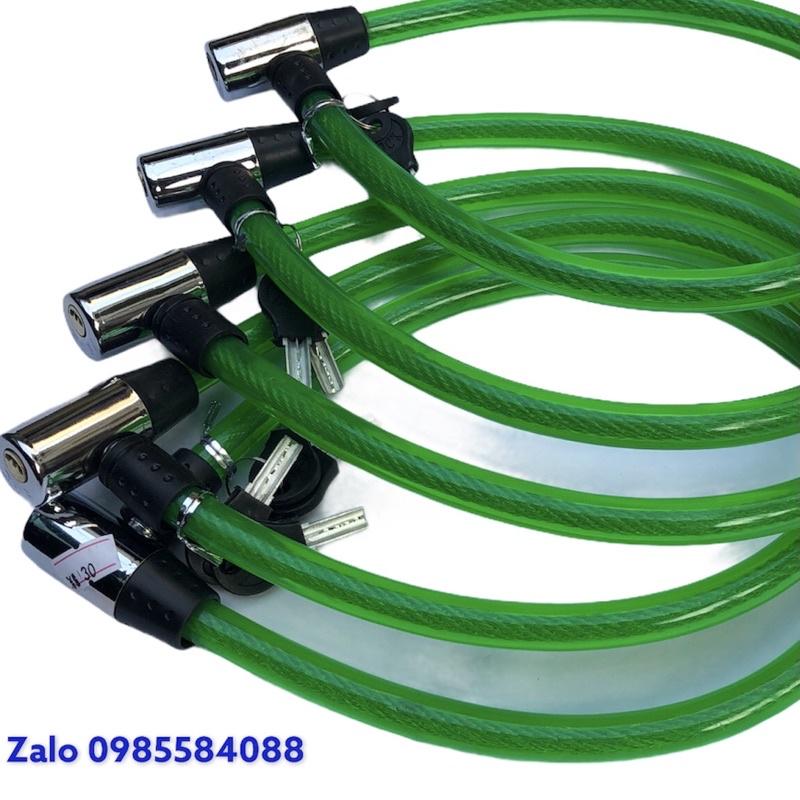 Khoá dây xe đạp chống trộm an toàn hàng nhập khẩu Đài Loan