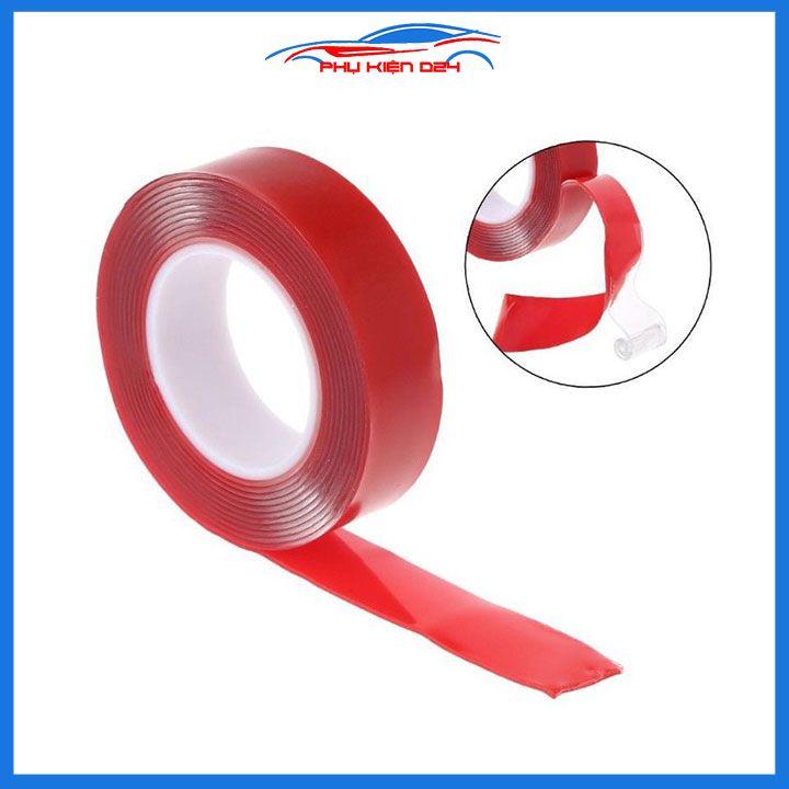 Băng dính 2 mặt trong suốt Acrylic chống thấm dài 3 mét rộng 5mm/6mm/8mm/10mm/12mm/15mm/20mm/25mm/30mm