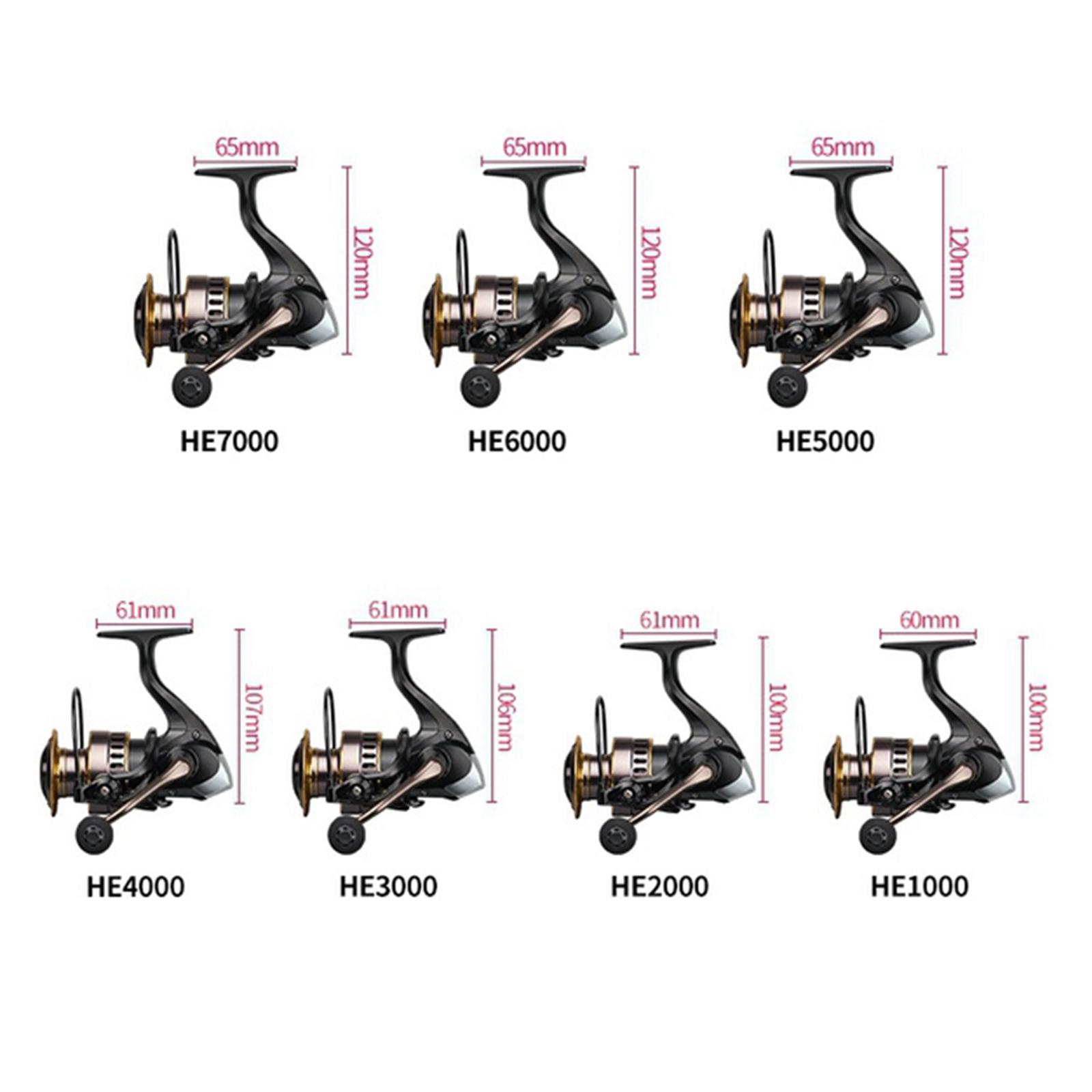 Ball Bearing Spinning Reel Metal Fishing Reel Wheel Sea Lake Fishing