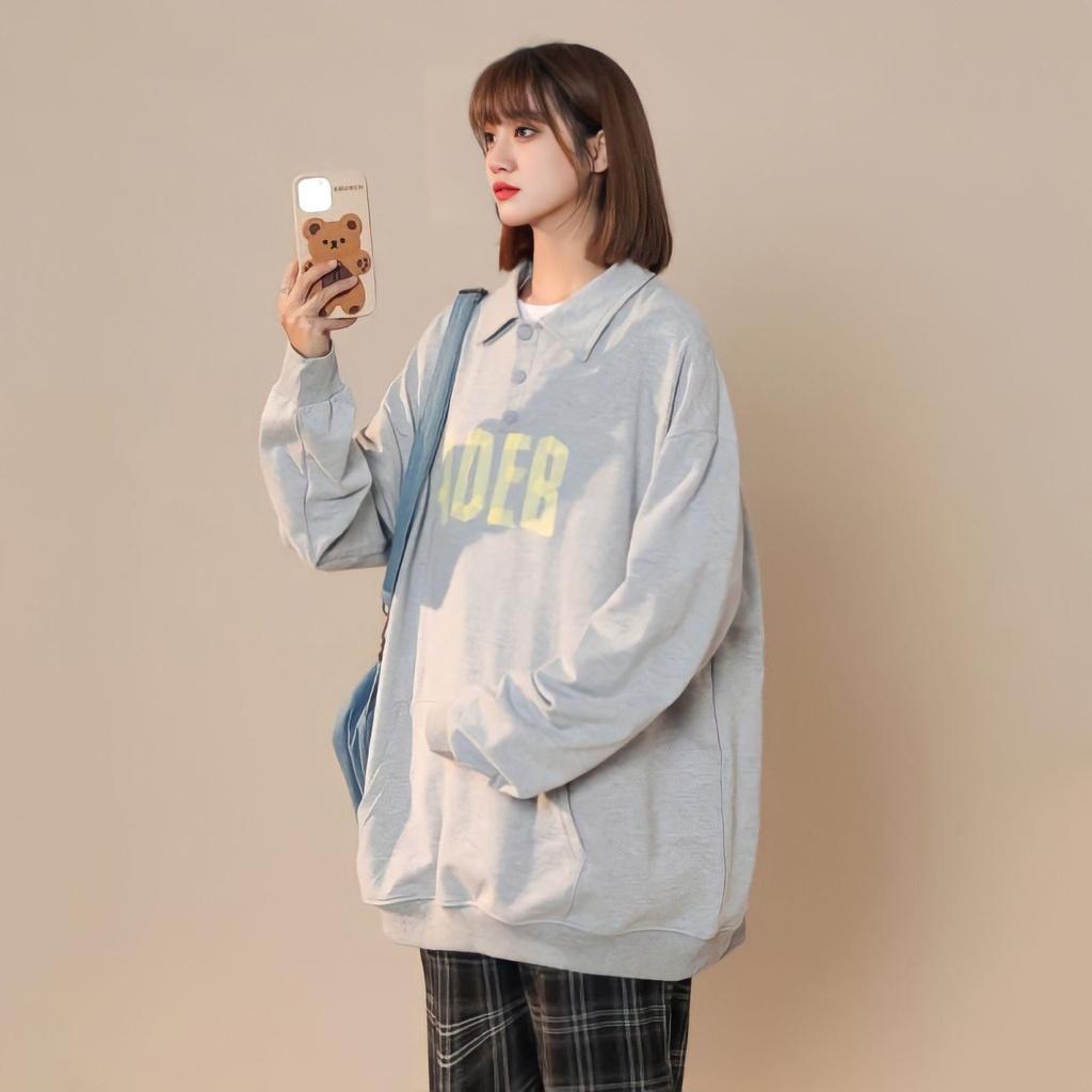 Áo Sweater Nỉ Nam Nữ Unisex In Chữ ADEB