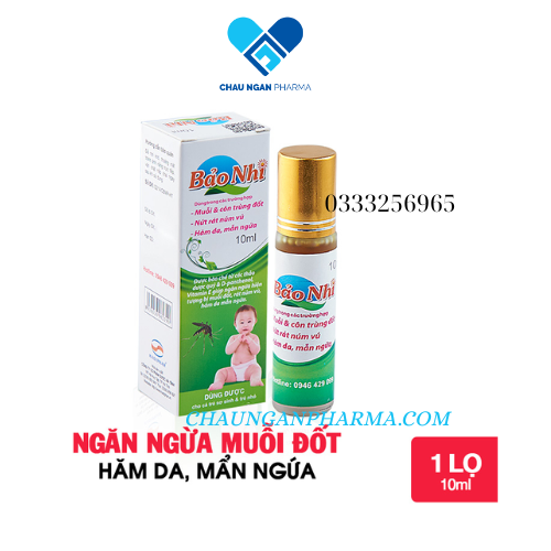 Dung dịch Bảo Nhi Hadiphar chống hăm, côn trùng đốt, chống nứt, rát núm vú (10ml)