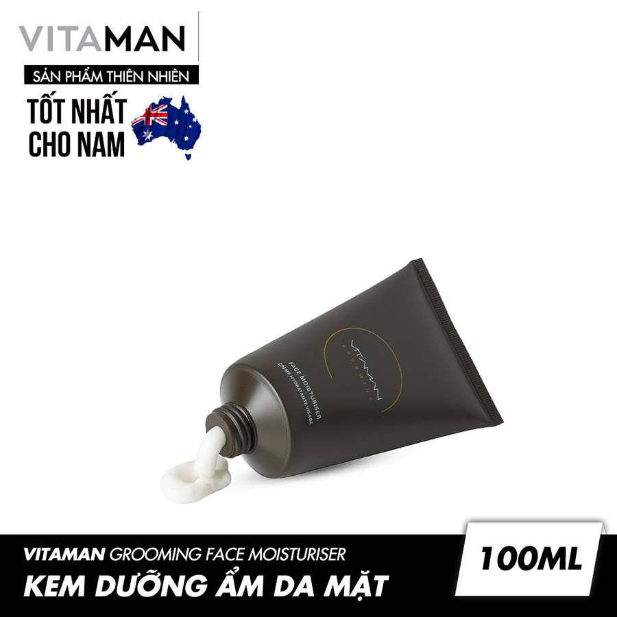 Kem Dưỡng Ẩm Da Mặt Vitaman Grooming Face Moisturiser 100ml