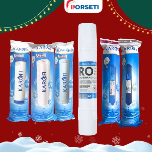 Combo 6 lõi lọc nước Karofi Hàng chính hãng dùng cho máy lọc nước Karofi HCV362