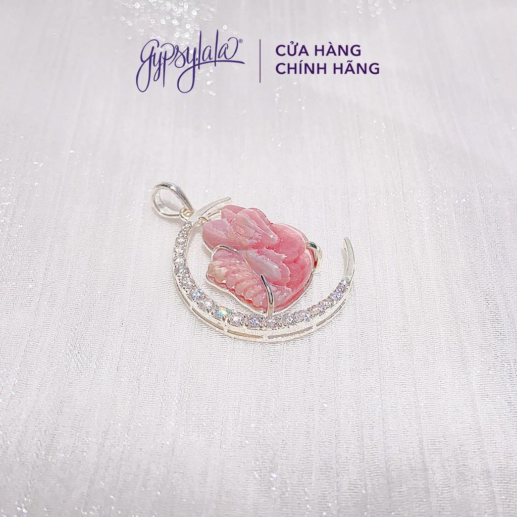 Mặt dây chuyền bọc bạc Hồ ly đào hoa SP002922 Gypsy.lala