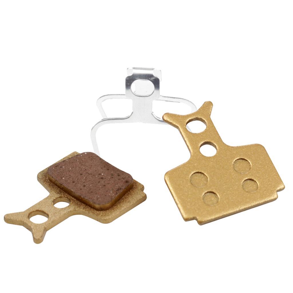 MTB Bike Brake Pads Size: 27.8 x 35 x 4mm/1.09 x 1.38 x 0.16inch, Metal Bike Brake System Accessories