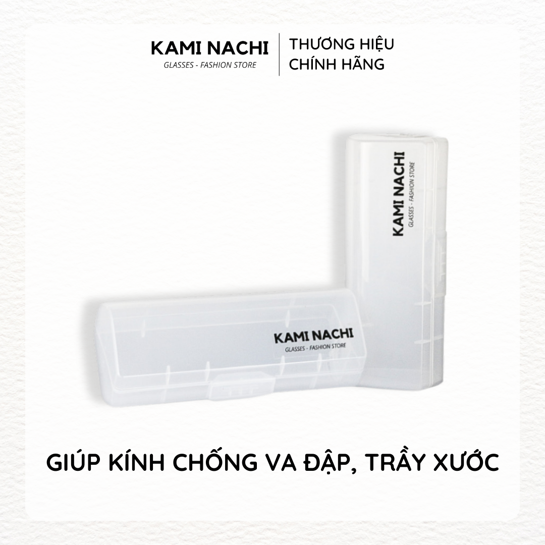 Hộp đựng mắt kính nhựa thể thao KAMI NACHI chuyên dụng chống va đập, chống trầy xước