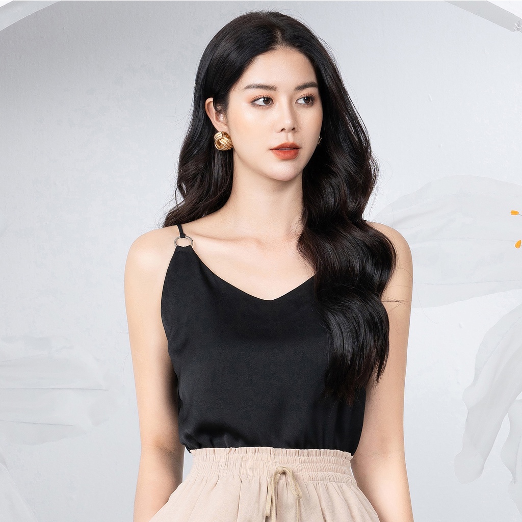 Áo 2 dây nữ croptop thời trang UK Fashion thiết kế co dãn 4 chiều phong cách Hàn Quốc NKSM2202021