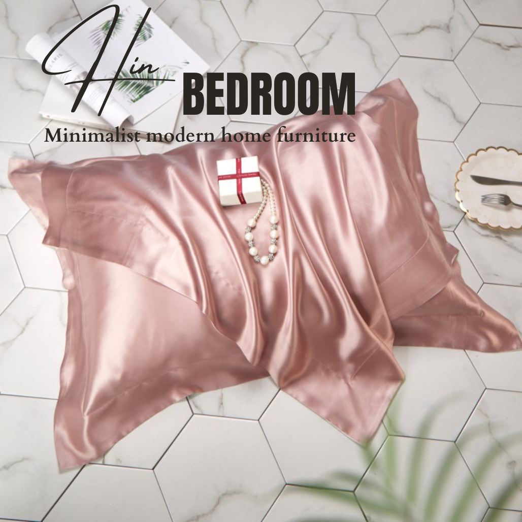 Vỏ Áo Gối Nằm Lụa 50x70cm Hin Home Bedding Mẫu 2